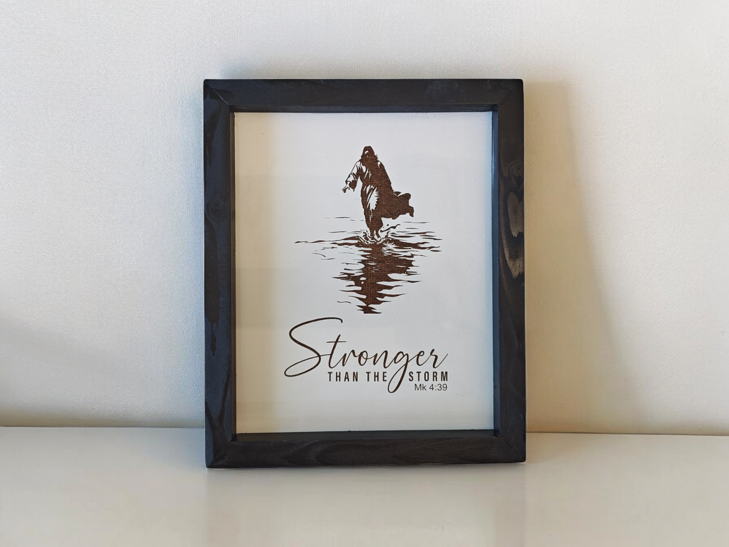 Stronger then the Storm wall art