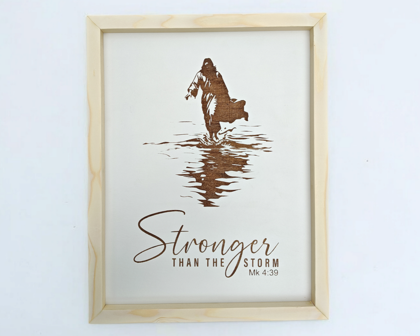 Stronger then the Storm wall art