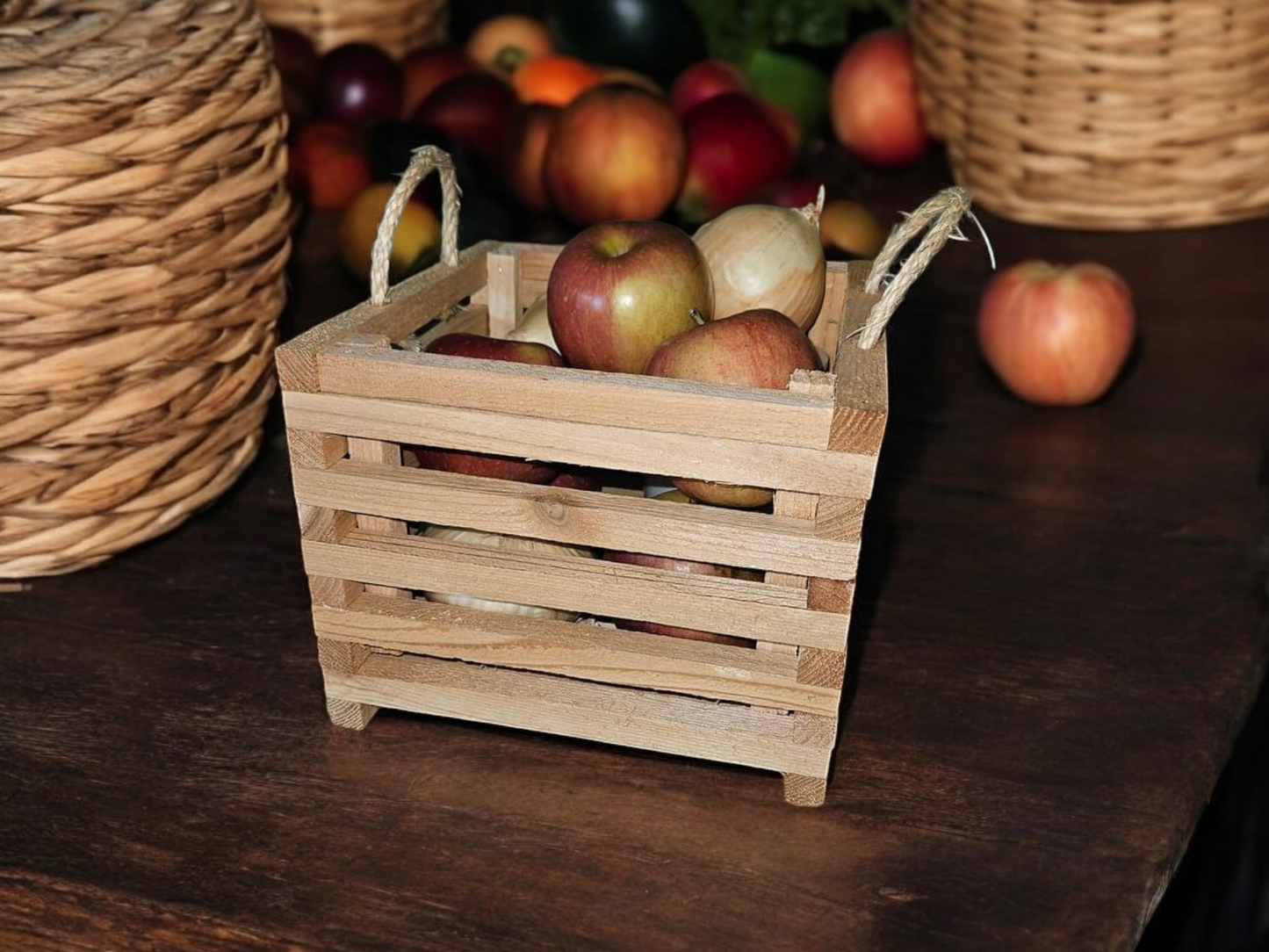 Rustic cedar crate